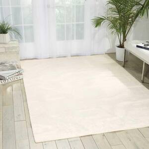 Twilight Ivory 10 ft. x 22 ft. Solid Contemporary Area Rug