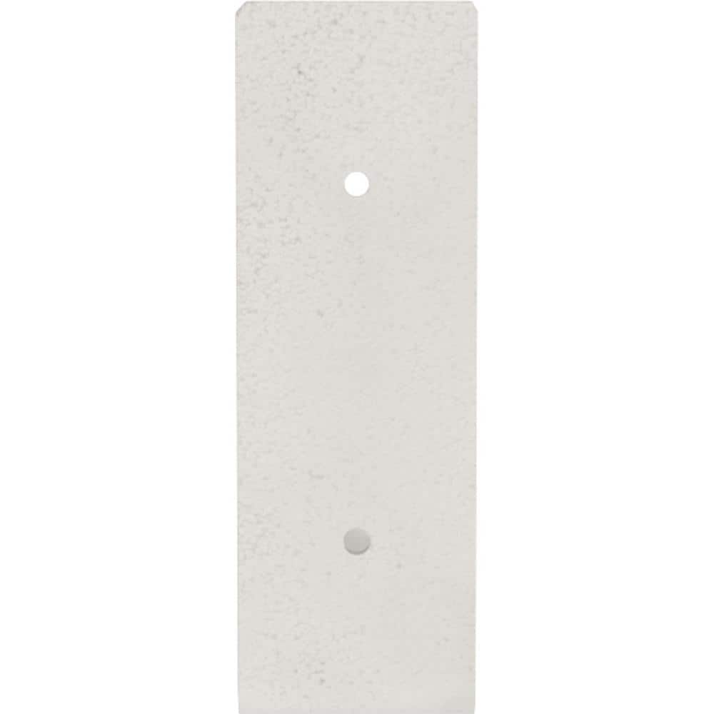 Hammered White Steel 6"x8" Countertop Shelf Bracket