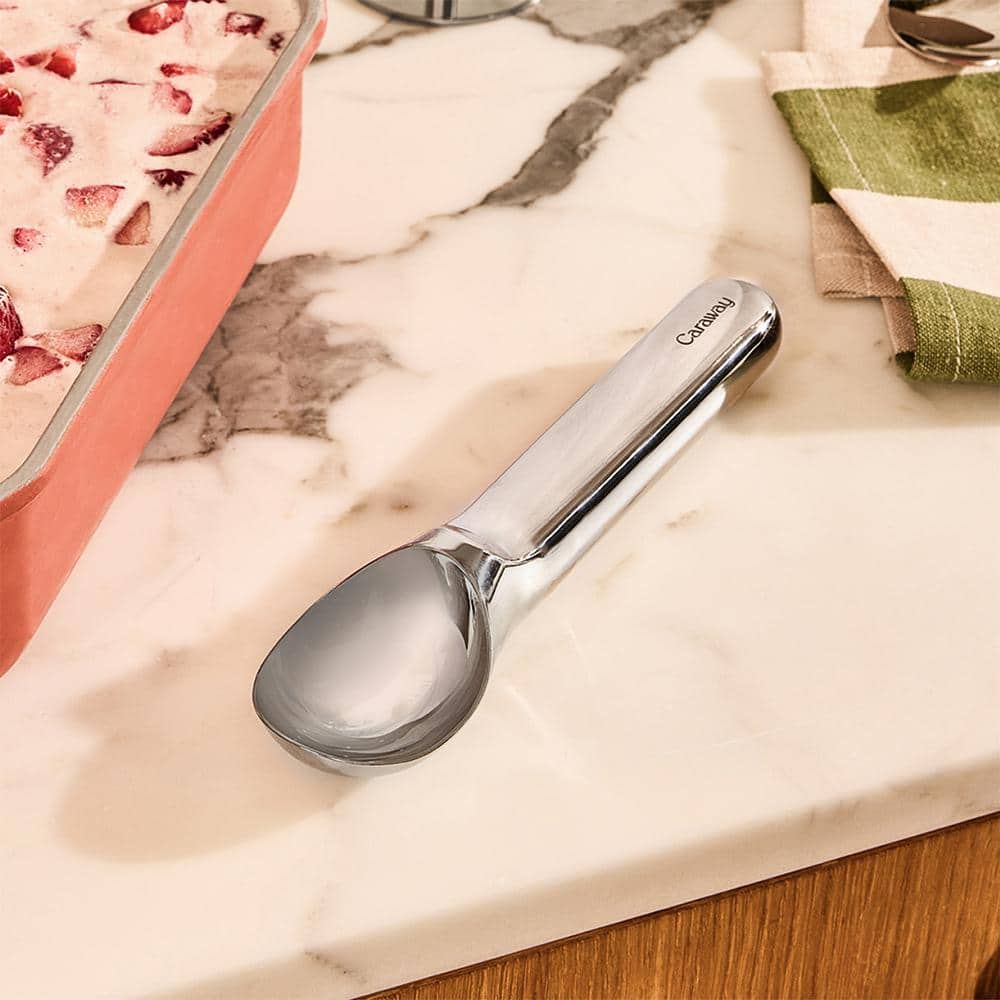 Stainless Steel Ergonomic Ice Cream Scoop, 7.2" Handle