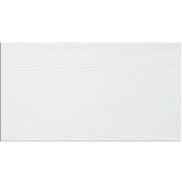 James Hardie Hardie Soffit HZ5 16 in. x 144 in. Statement Collection Arctic White Fiber Cement Non-Vented Cedarmill Soffit