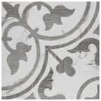 Arte Loire Silver 9-3/4 in. x 9-3/4 in. Porcelain Floor and Wall Tile (11.11 sq. ft./Case)