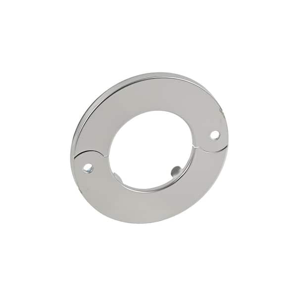 1-1/2 in. Chrome-Plated Steel Iron Pipe Size Split Flange Escutcheon Plate