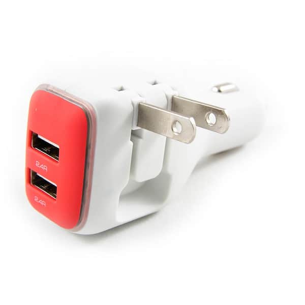 USB homecharger (AUTO-ID) Dual Port 2.4 A (100 - 240V), Chargers, Charger  & cables, Products