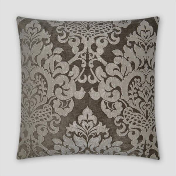 Unbranded Elegance Taupe Geometric Down 20 in. x 20 in. Throw Pillow