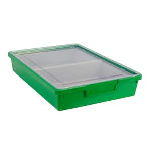Bin/ Tote/ Tray Divider Kit - Single Depth 3" Bin in Primary Green - 1 pack