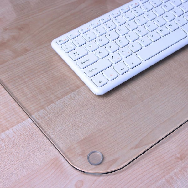 20 In X 36 Glass Desk Pad Fcde2036g The Home Depot Glass Desk Pad Fcde2036g The Home Depot, Large Clear Desk Pads
