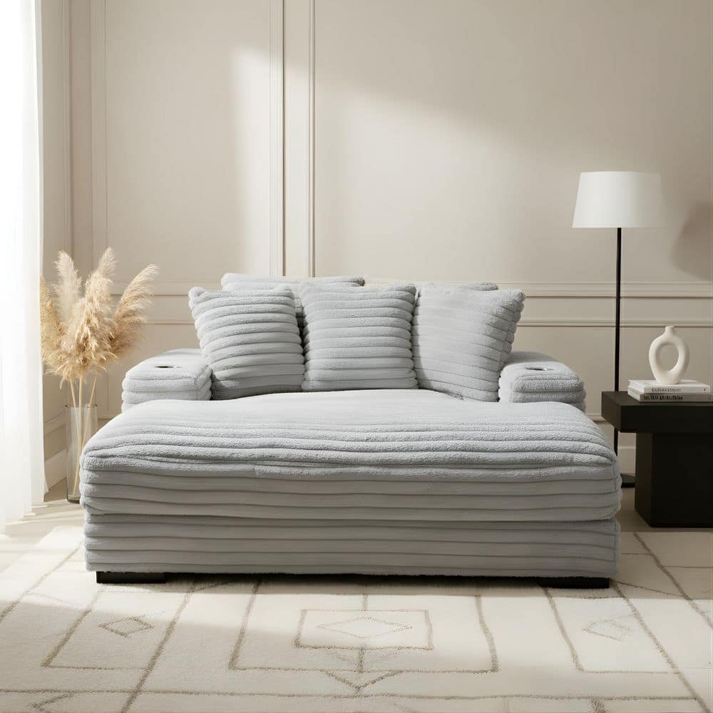 PRIMO INTERNATIONAL Cocoon Grey Polyester with Cupholder and USBs