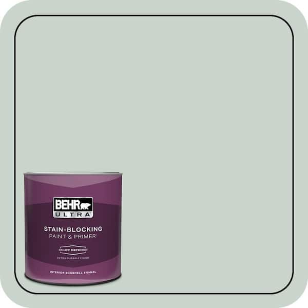 BEHR ULTRA 1 qt. #460E-2 Valley Mist Extra Durable Eggshell Enamel Interior Paint & Primer