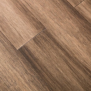 Old Vintage 1/2 in. T x 5 in. W Wire Brushed Strand Woven Engineered Bamboo Flooring (19.92 sqft/case)
