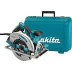 15 Amp 7-1/4 in. Corded Lightweight Magnesium Circular Saw with LED Light, Dust Blower, 24T Carbide blade, Hard Case
