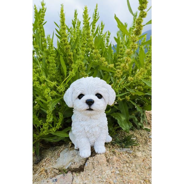 HI-LINE GIFT LTD. Maltese Puppy 87771-12 - The Home Depot