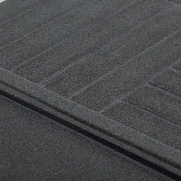 Basalt Gray 0.75 in. x 12 in. Honed Basalt Wall Pencil Tile (1 Linear Foot)