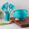 https://images.thdstatic.com/productImages/9be33f22-22fa-49c2-96a5-711d7f9ee3a6/svn/turquoise-hutzler-kitchen-utensil-sets-3106-5-31_100.jpg