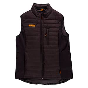 Hybrid Men's Size Large Black Nylon/Polyester Insulated Vest