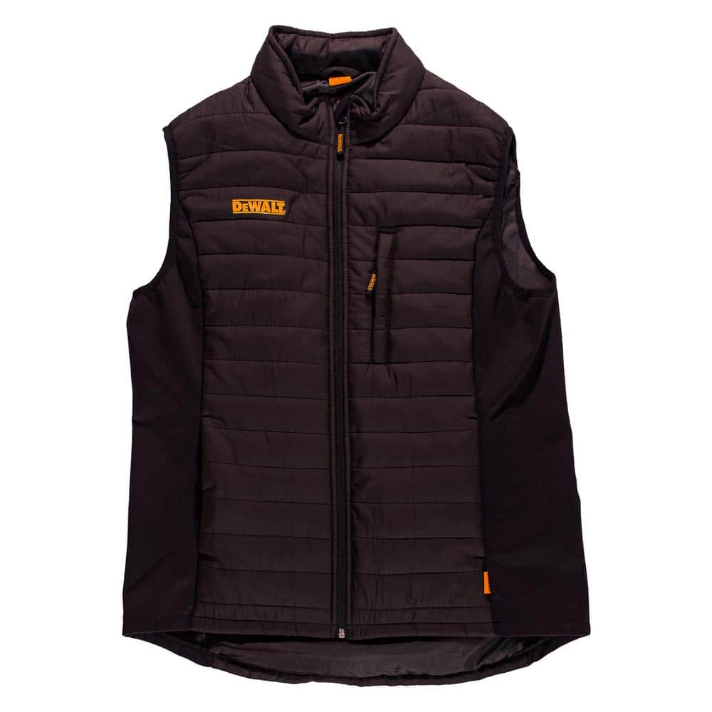 DEWALT Hybrid Men's Size X-Large Black Nylon/Polyester Insulated Vest