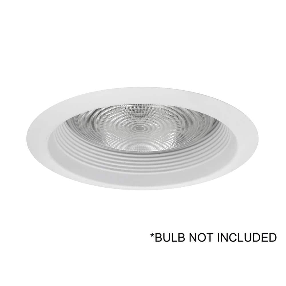White Aluminum 6-Inch Airtight Recessed Lighting Trim