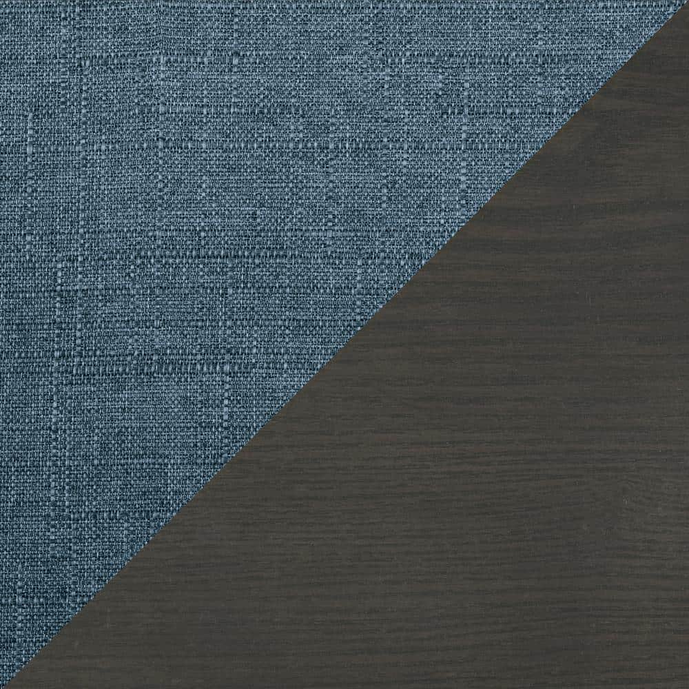 Ocala Blue Upholstered Wood Frame Accent Chair