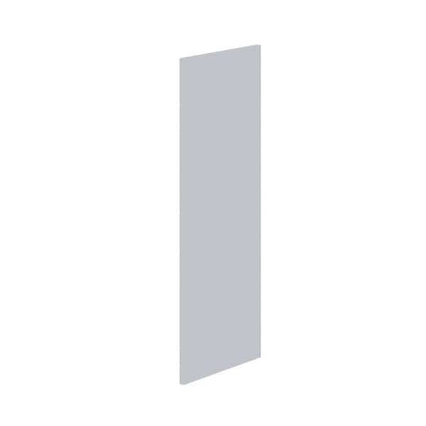 J COLLECTION Milton 14 in. W x 37.5 in. H Wall Cabinet End Panel in Light Gray