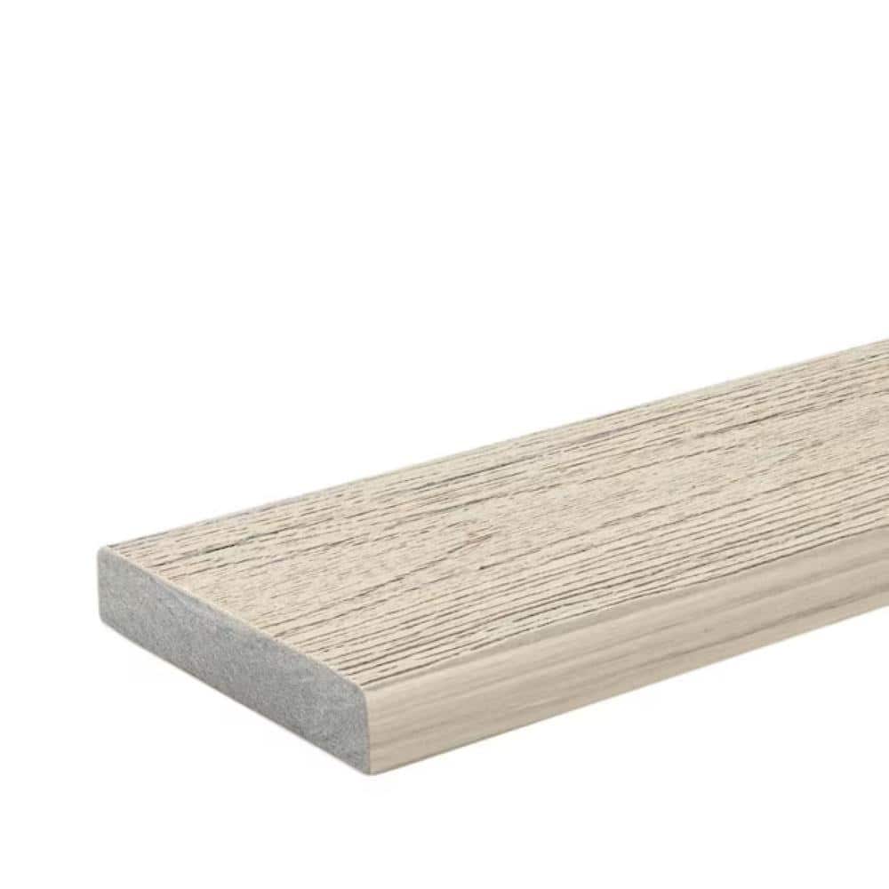 Composite Reserve 1-in x 6-in x 1-ft Grooved Reclaimed Chestnut Composite Sample (Actual: .94-in x 5.36-in x 1-ft ) price history on PriceWatchPro