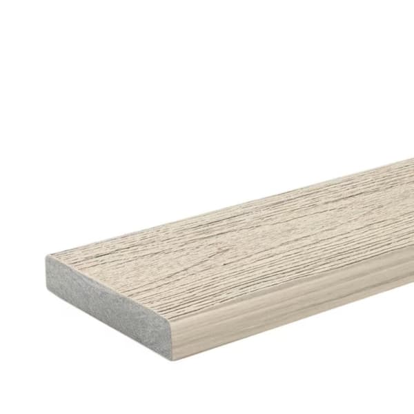Composite Reserve 1-in x 6-in x 1-ft Grooved Reclaimed Chestnut Composite Sample (Actual: .94-in x 5.36-in x 1-ft )