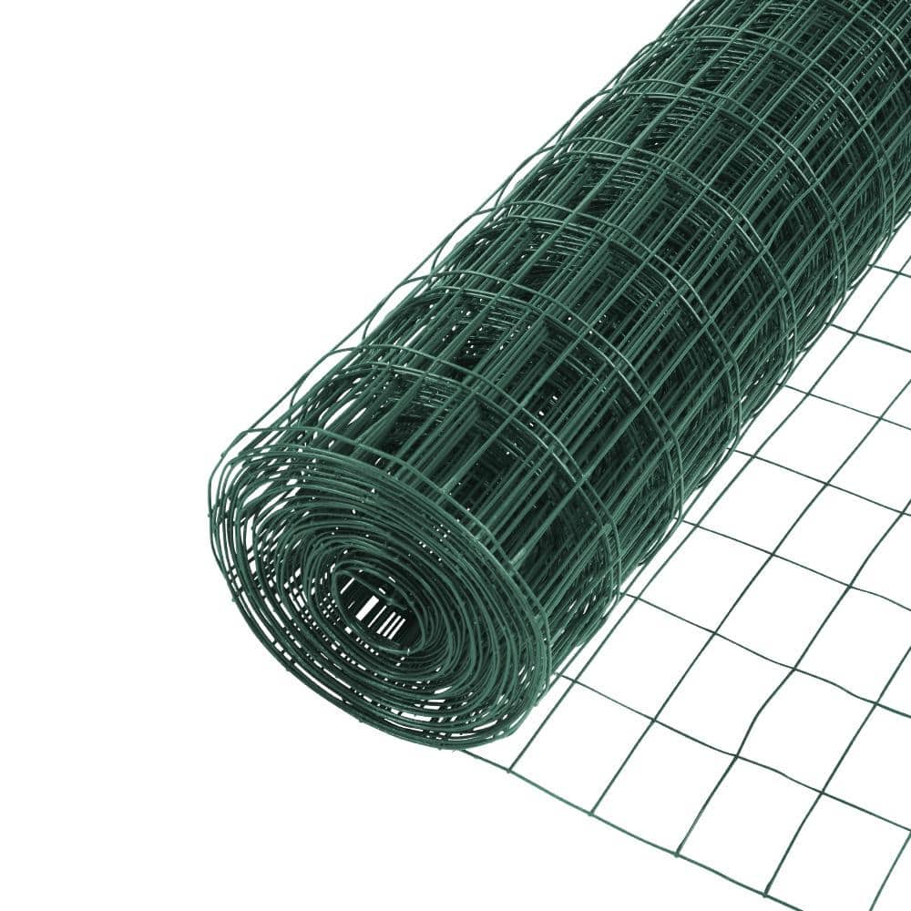 Tildenet 15403242 20 m/3 mm Plastic Coated Garden Wire Coil, Green