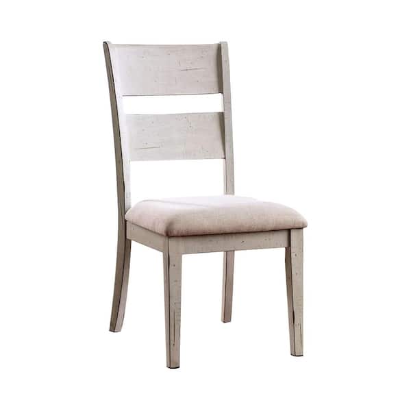 Brigid Antique White Side Chair