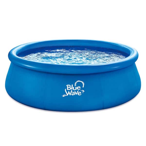 108 in. Round 30 in. D Inflatable Pool with Cover