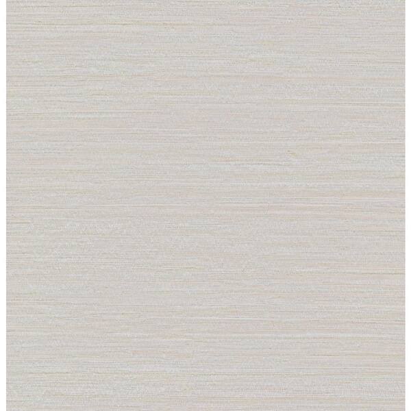 A-Street Prints Kira Dove Hemp Grasscloth Wallpaper Sample