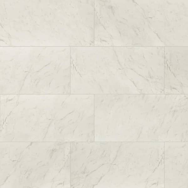 MSI Leonardo Bianco 24 in. x 48 in. Matte Porcelain Stone Look Floor and Wall Tile (16 sq. ft./Case)