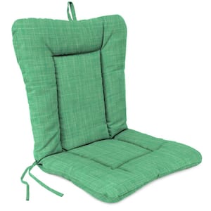 38 in. L x 21 in. W x 3.5 in. T Outdoor Wrought Iron Chair Cushion in Harlow Dill