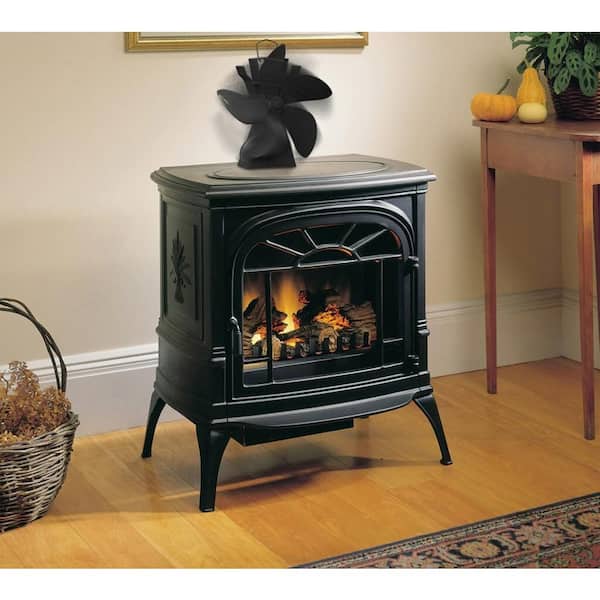 HOME-COMPLETE Heat Powered Wood Burning Stove Fan HW0200206 - The Home Depot