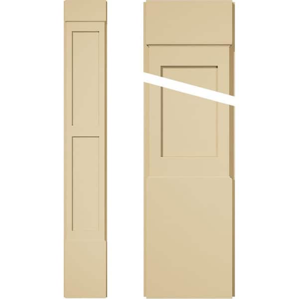 Ekena Millwork 2 in. D x 12 in. W x 82 in. L Primed Polyurethane Pilaster (1- Pack)