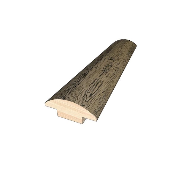 OptiWood Weathered Oak 0.445 in. Thick x 1-1/2 in. Width x 78 in. Length Hardwood T-Molding