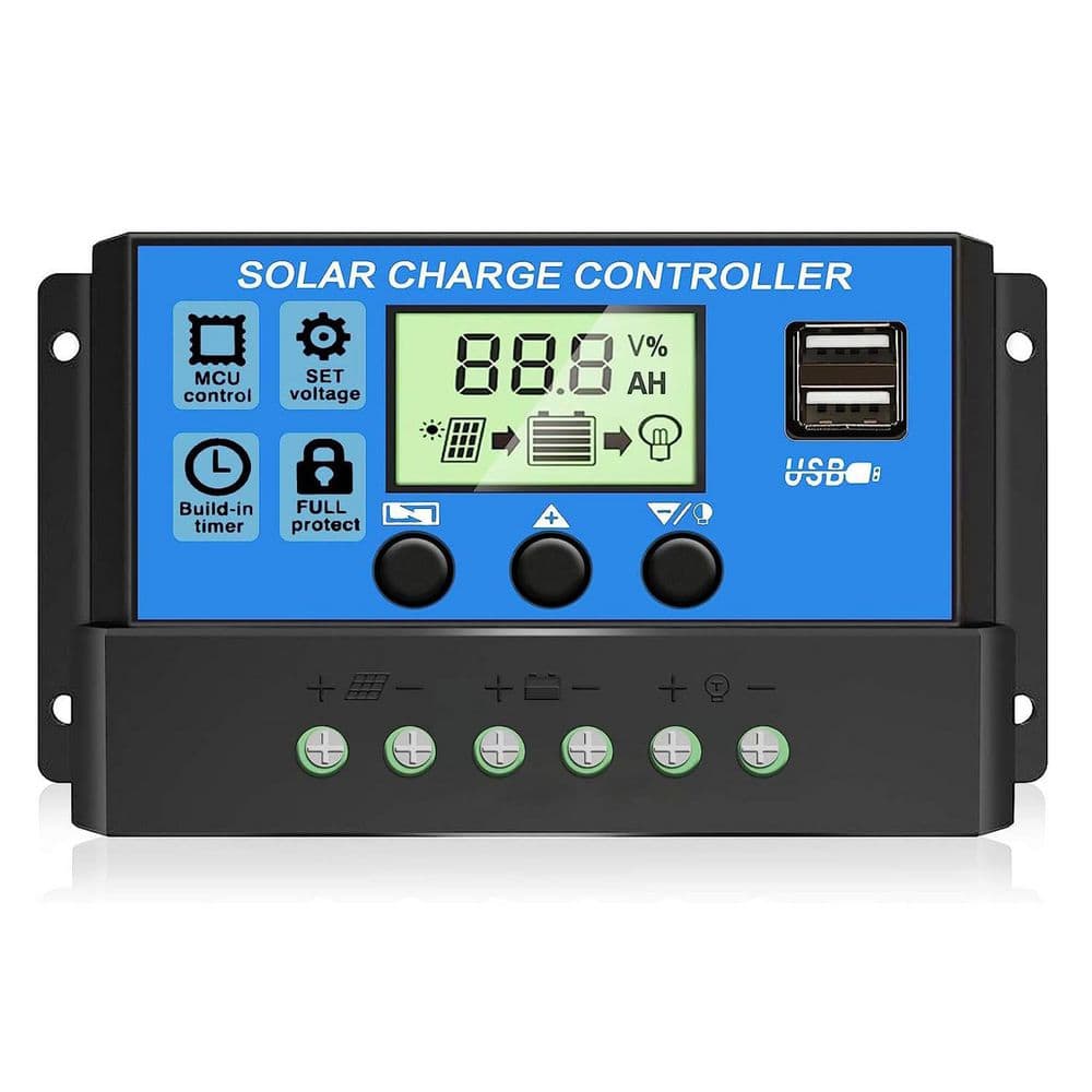 24-Volts 30-Amps Solar Charge Controller with LCD Display, Auto Parameter Adjustable, Timer Setting, Multiple Load price history on PriceWatchPro