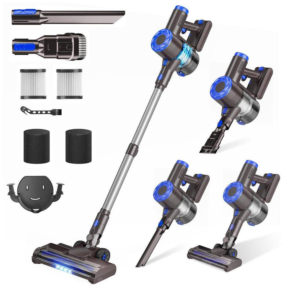 Cordless Vacuum Cleaner with 6-Layer HEPA Filter for Hardwood Tile Low-Pile Carpet with 8-in-1 Tools price history on PriceWatchPro