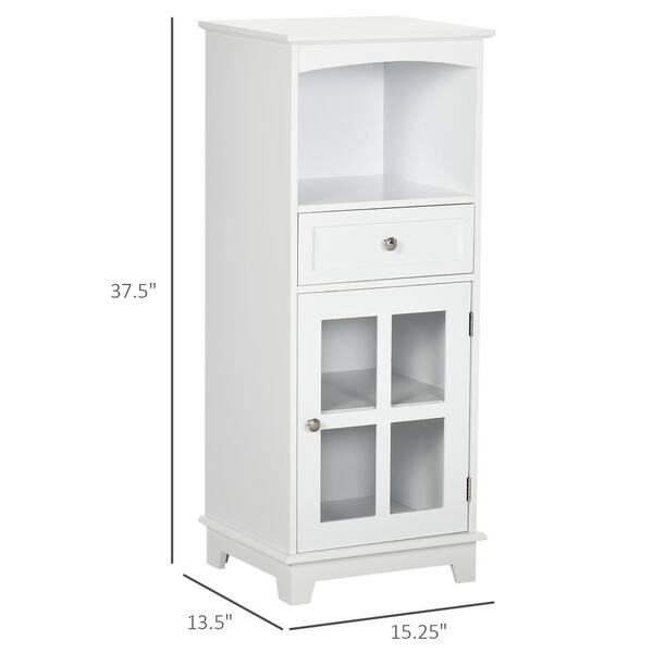 Kleankin Storage Cabinet with Doors and Shelves - Perfect for