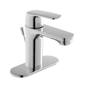 Foxton Single Hole Single-Handle Bathroom Faucet in Chrome