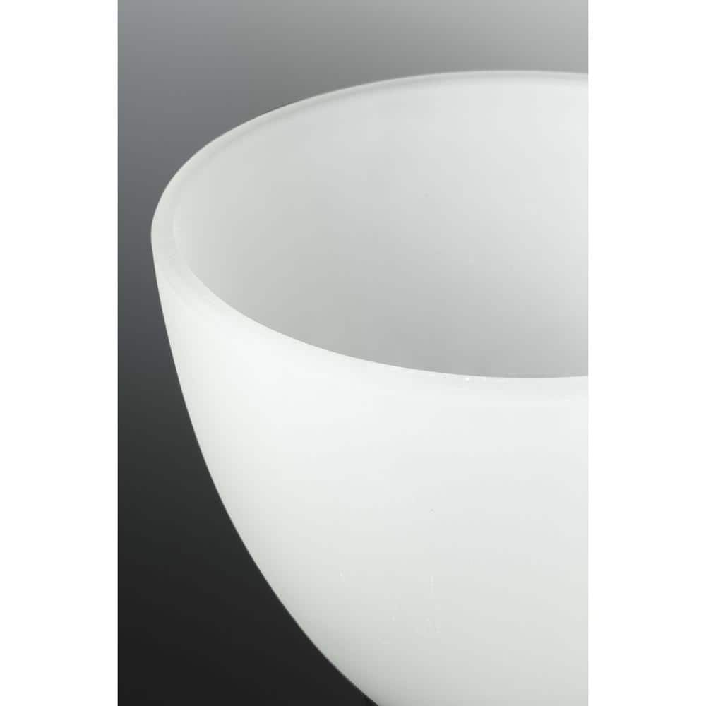 Brushed Nickel Glass Semi-Flush Mount Ceiling Light