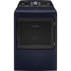 Smart 7.3 cu. ft. Electric Dryer in Sapphire Blue with Fabric Refresh, Sanitize, Steam, ENERGY STAR