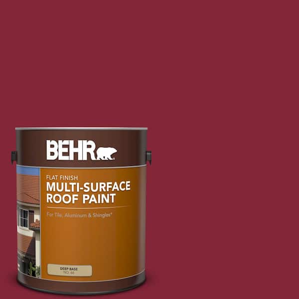 BEHR 1 gal. M1407 Dark Crimson Flat MultiSurface