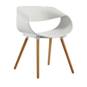 Cornelia White Modern Side Chairs (Set of 2)