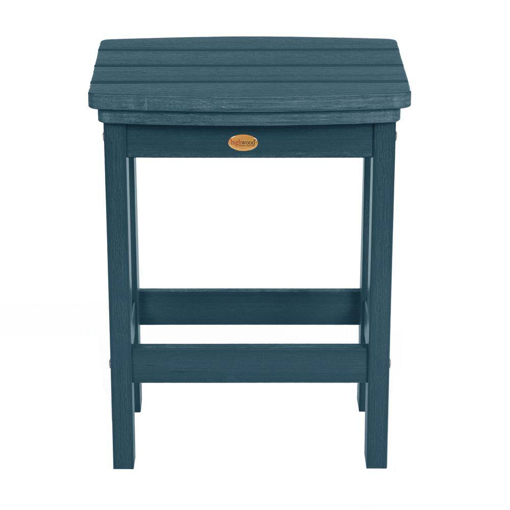 Nantucket Blue Recycled Plastic Outdoor Counter Stool