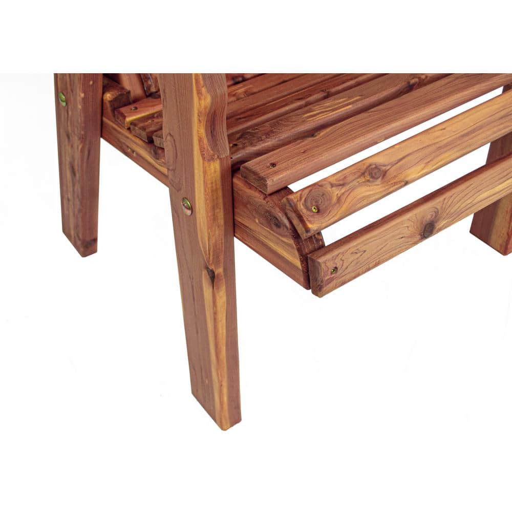 Handcrafted Cedar Stationary Outdoor Chair