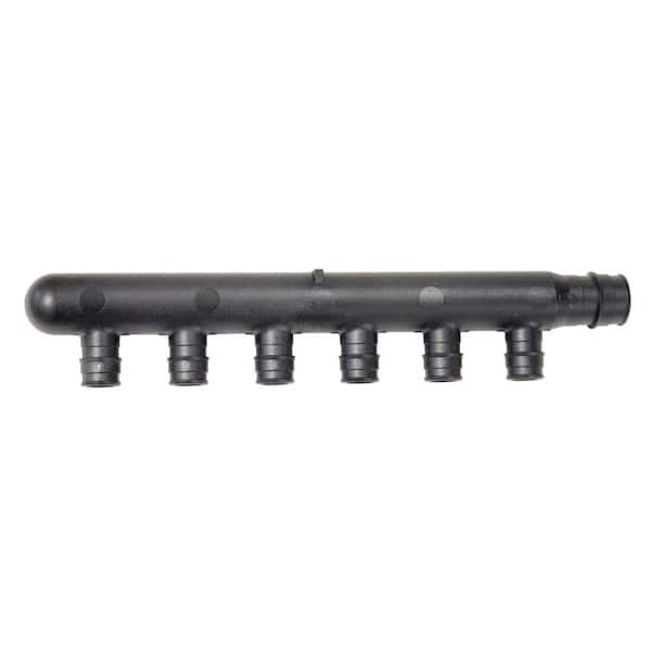 Uponor ProPEX 3/4 in. PEX-A Expansion Barb Engineered Polymer Closed Multi-Port Tee with 1/2 in. Branches, 6-Outlets