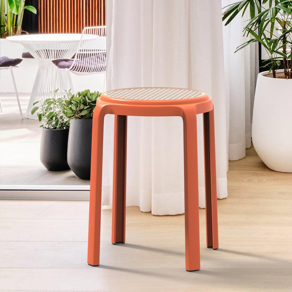 orange-leisuremod-bar-stools-