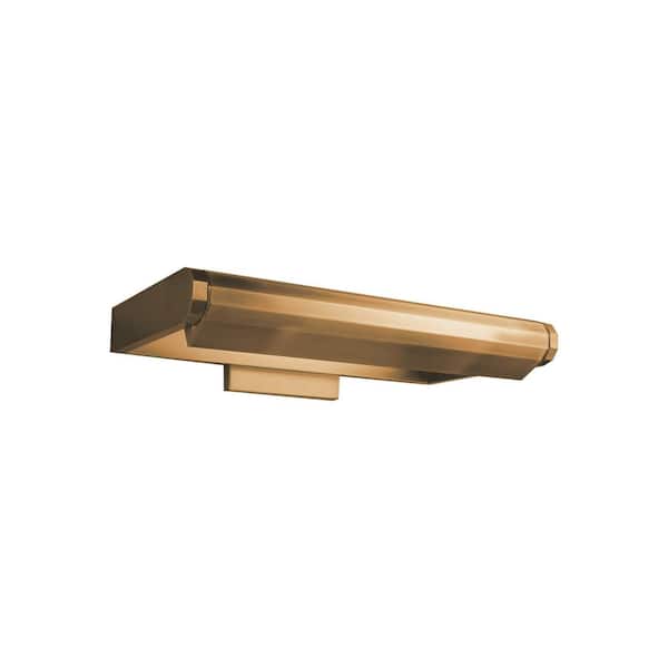 WAC Lighting Kent 11 in. Aged Brass LED Adjustable Picture Light, 3000K