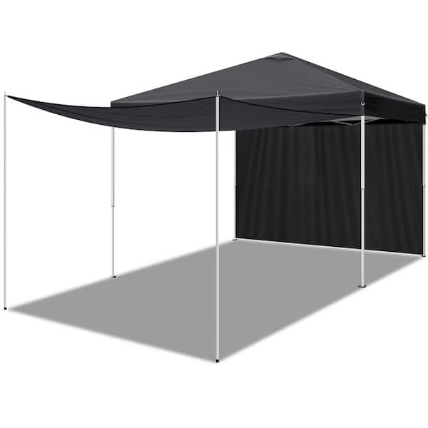 10 ft. x 10 ft. Pop-Up Canopy with 2-Expandable Sidewalls