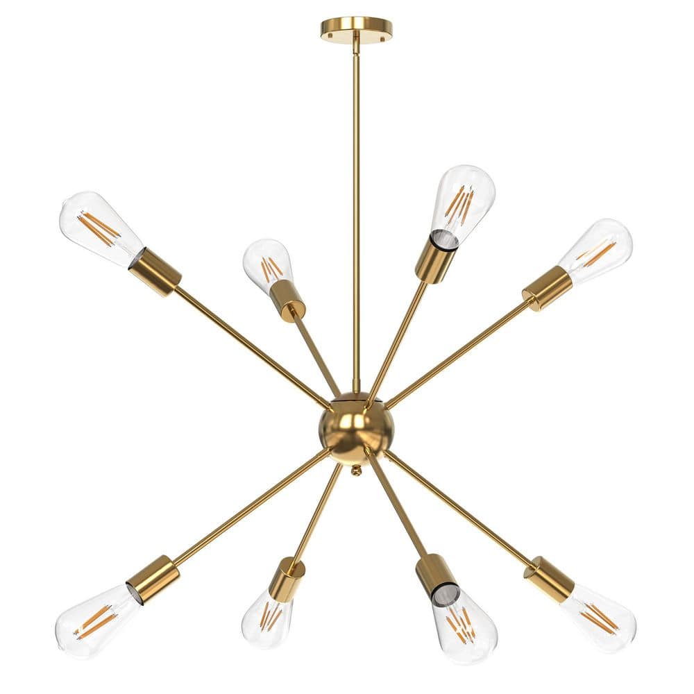 8-Light Copper Modern Satellite Chandelier E26 Base Decorative Hanging Fixture for Kitchen no bulb included price history on PriceWatchPro