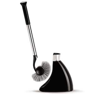 Toilet Brush with Caddy, Black