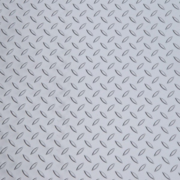 Diamond Deck Metallic Silver 5 ft. x 15 ft. Garage Floor Mat